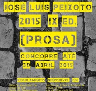 IX edição do Concurso Premio Literário José Luis Peixoto – divulgação